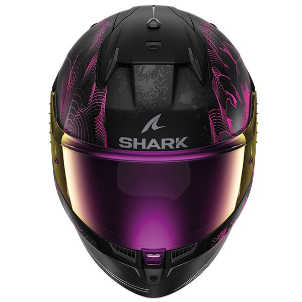 Shark D-Skwal 3 Mayfer Full Face Helmet KVA - Matt Black / Pink