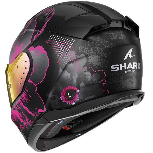 Shark D-Skwal 3 Mayfer Full Face Helmet KVA - Matt Black / Pink