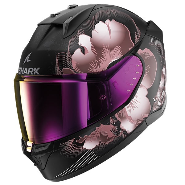 Shark D-Skwal 3 Mayfer Full Face Helmet KVQ - Matt Black / Gold