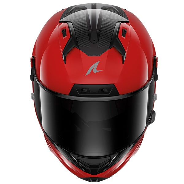 Shark Aeron-GP Full Carbon Helmet Blank SP DRA - Red / Black