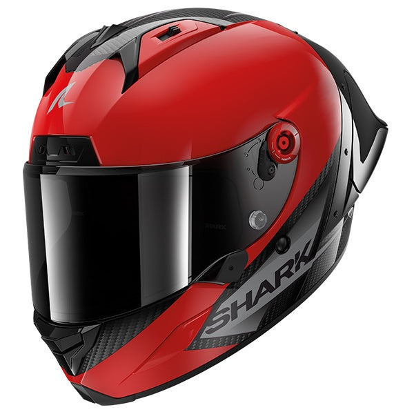 Shark Aeron-GP Full Carbon Helmet Blank SP DRA - Red / Black