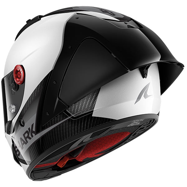 Shark Aeron-GP Full Carbon Helmet Blank SP DWA - White / Black