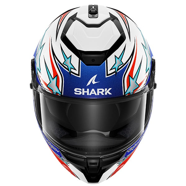 Shark Spartan GT Pro Flagstaff Full Face Helmet WRB - White / Blue / Red