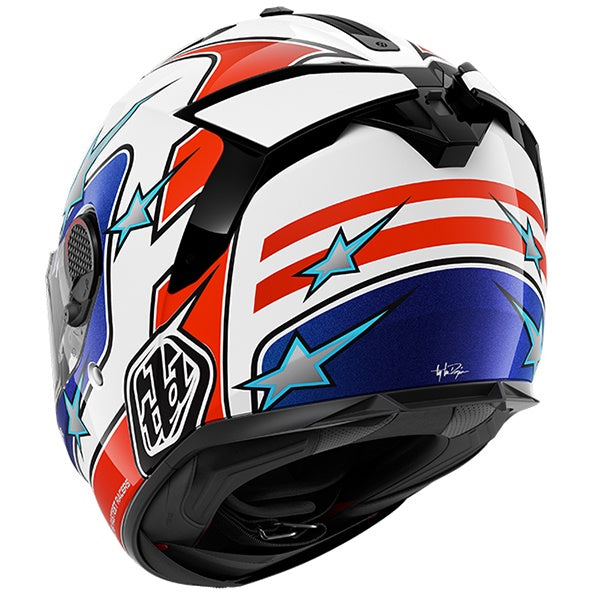 Shark Spartan GT Pro Flagstaff Full Face Helmet WRB - White / Blue / Red