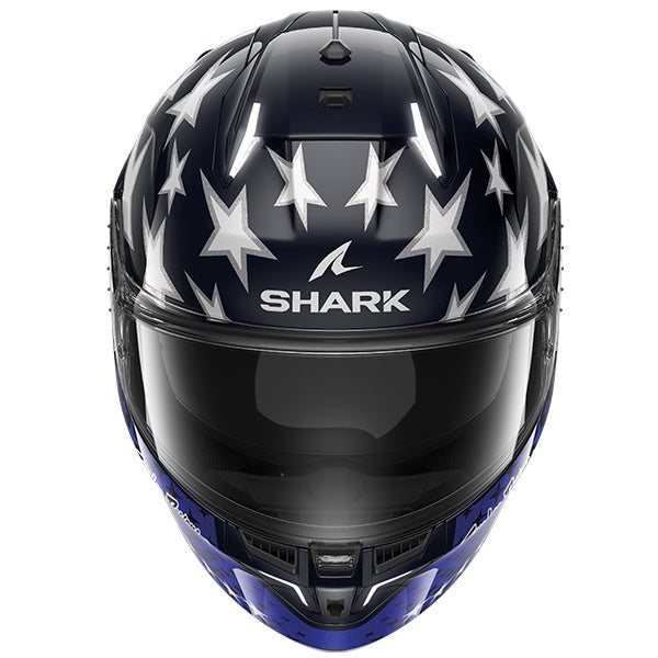 Shark Skwal I3 Full Face Helmet US Flag BRW - Black / Red / White