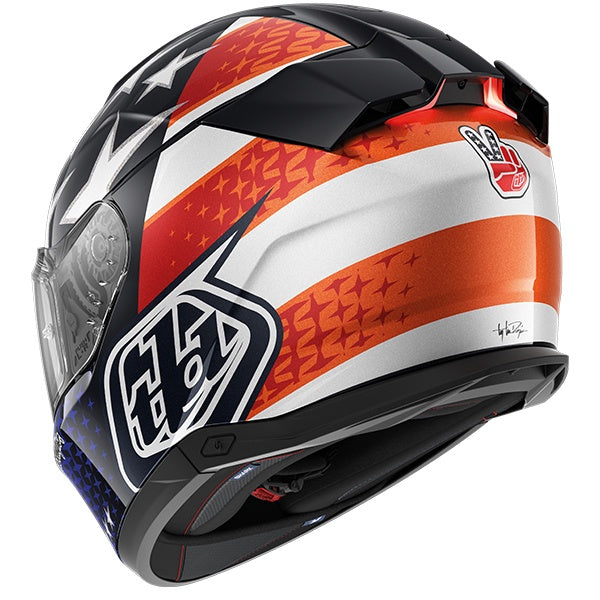 Shark Skwal I3 Full Face Helmet US Flag BRW - Black / Red / White