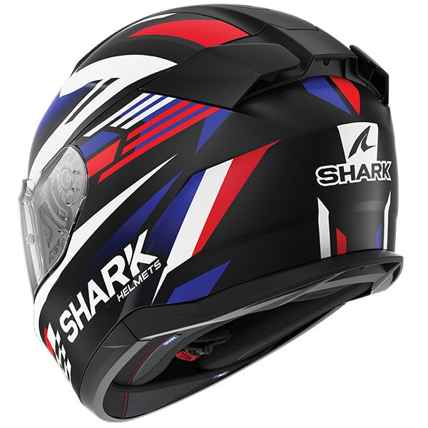 Shark D-Skwal 3 FirstLap Full Face Helmet KBR - Blue / Red