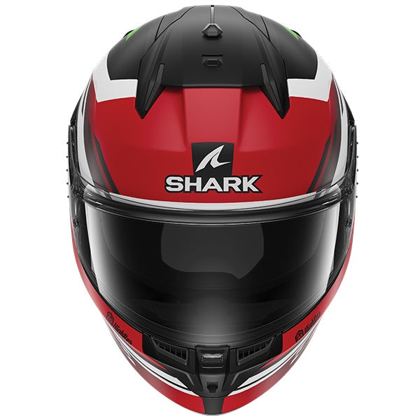 Shark D-Skwal 3 FirstLap Full Face Helmet KRG - Black / Red / Green