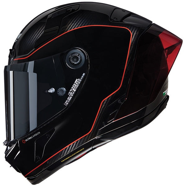 Nolan X-804 RS Carbon Full Face Helmet Asso Di Picche 342 - Black / Red