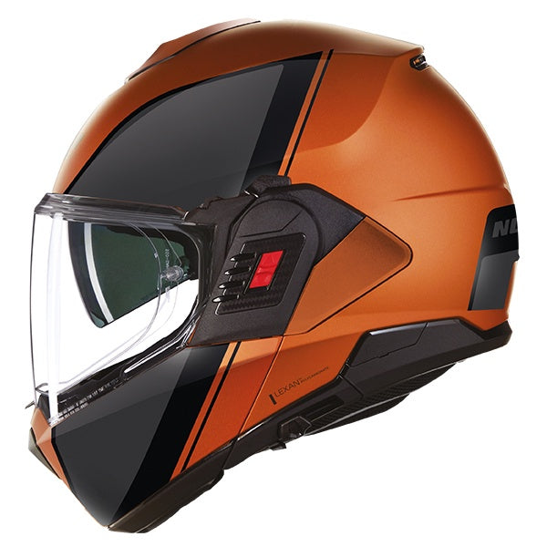 Nolan N120-1 Vern Speciale Flip Front Helmet 343 - Orange / Silver