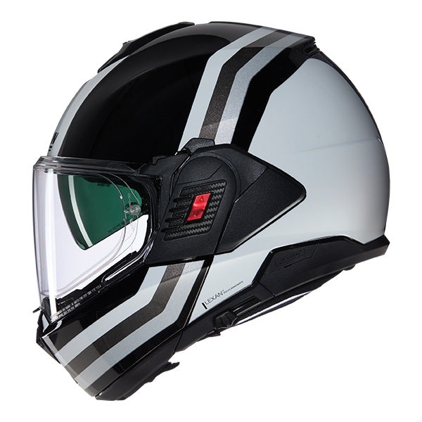 Nolan N120-1 Lineo Flip Front Helmet 348 - Black / White