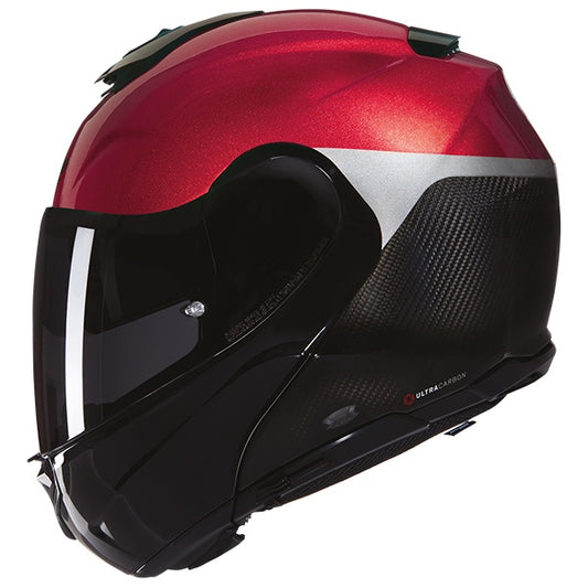 Nolan X-1005 Ultra Carbon Flip Front Helmet Vern Speciale 341 - Red / Black