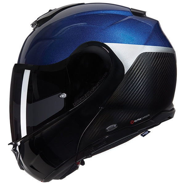 Nolan X-1005 Ultra Carbon Flip Front Helmet Vern Speciale 344 - Blue / Black