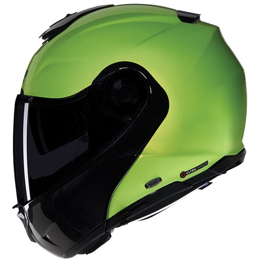 Nolan X-1005 Ultra Carbon Flip Front Helmet Mivedi 329 - Green