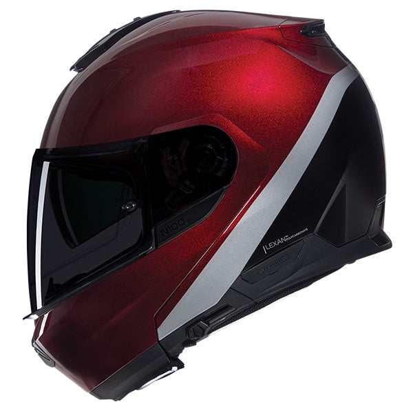 Nolan N100-6 Classico Flip Front Helmet Vern Speciale 341 - Red / Black