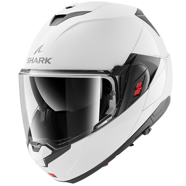 Shark OXO Blank Flip Front Helmet W05 - White