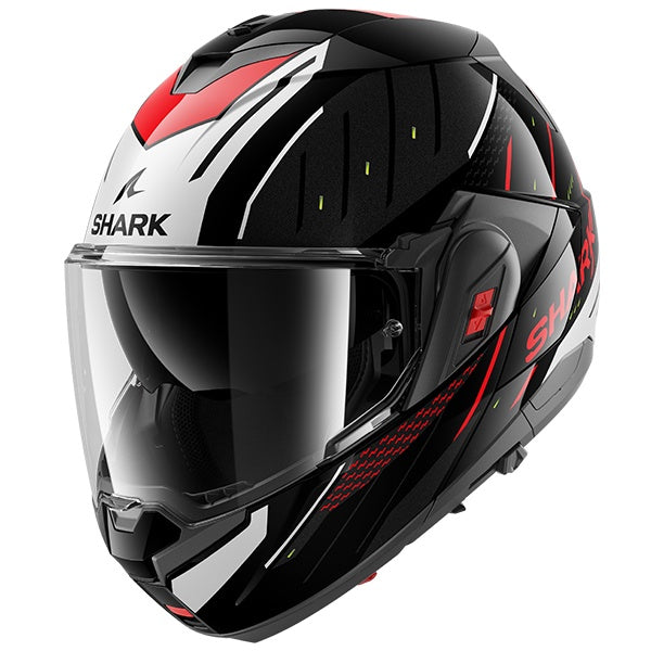 Shark OXO Flip Front Helmet Rydger KSR - Black / Red