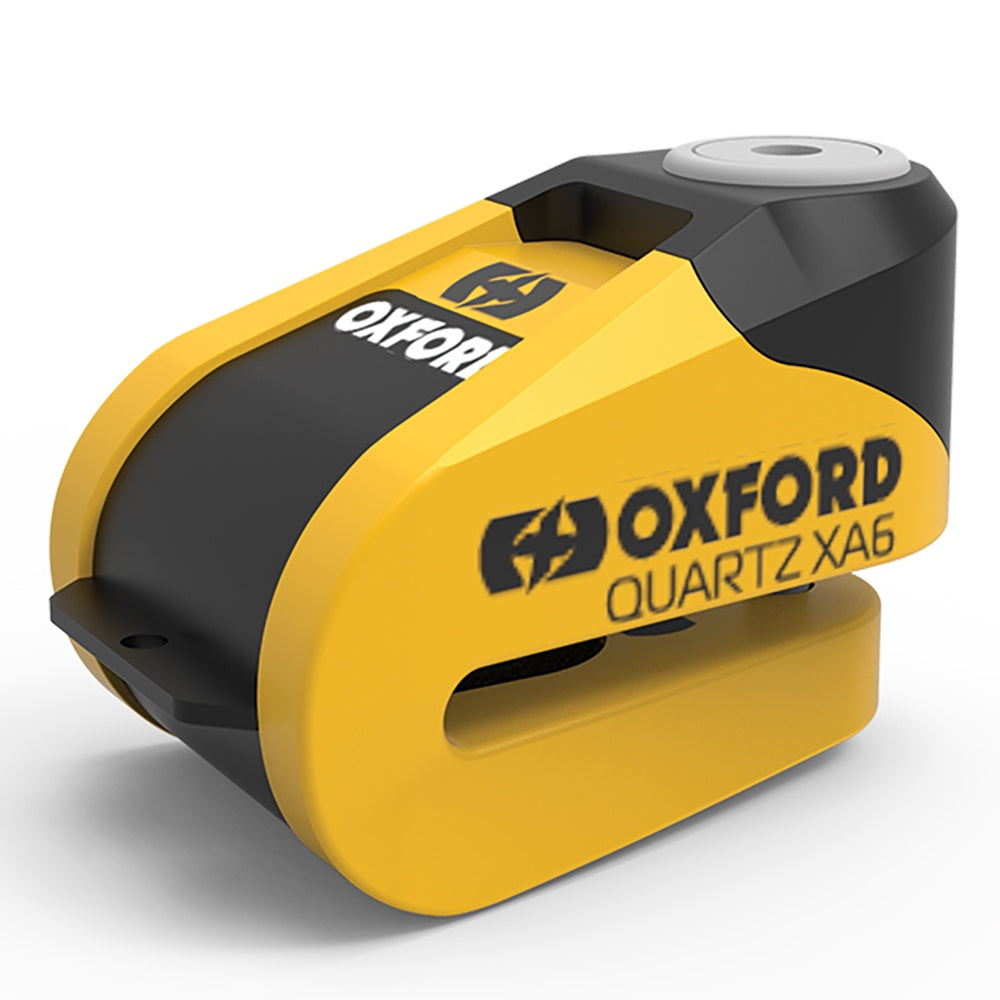 Oxford Quartz XA6 Alarm Disc Lock - Yellow / Black