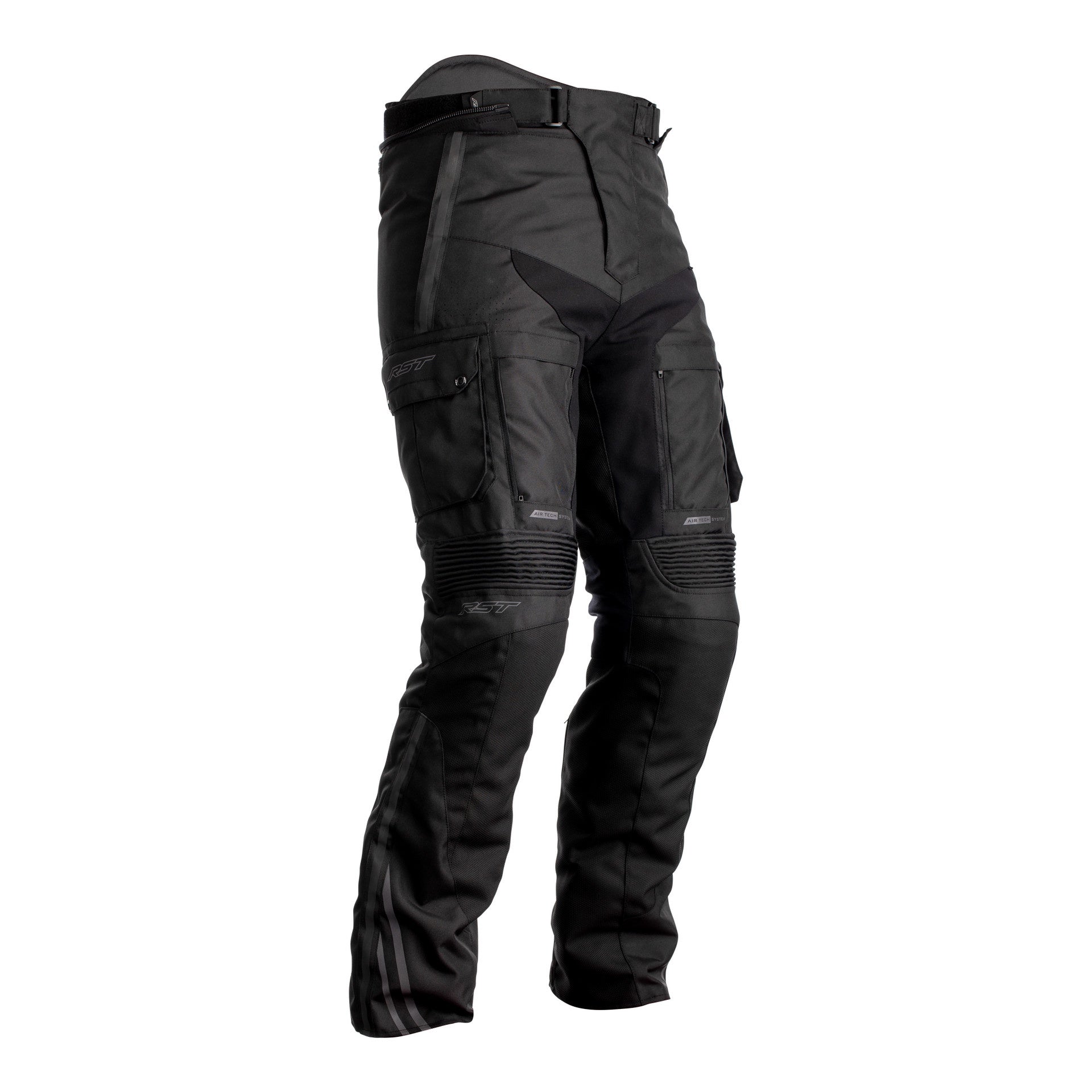 RST Pro Series Adventure-X CE Short Leg Mens Textile Jean - Black / Black .