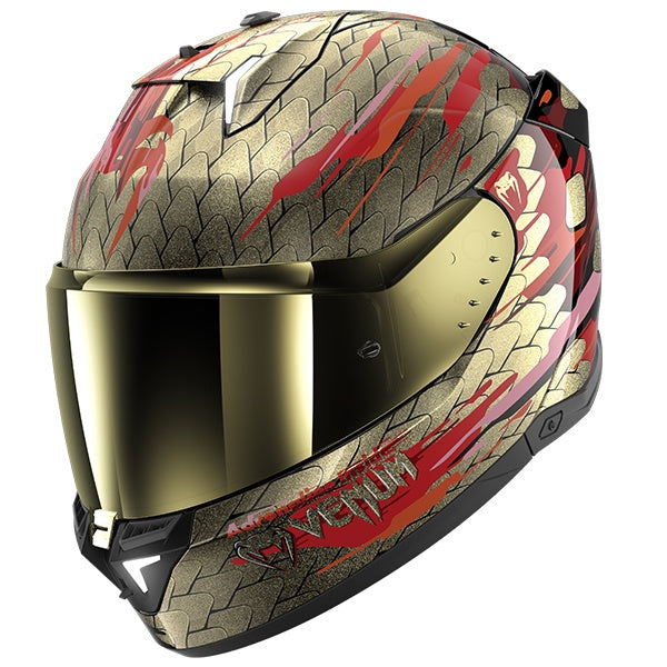 Shark Skwal I3 Full Face Helmet Venum KRQ - Black / Red / Gold