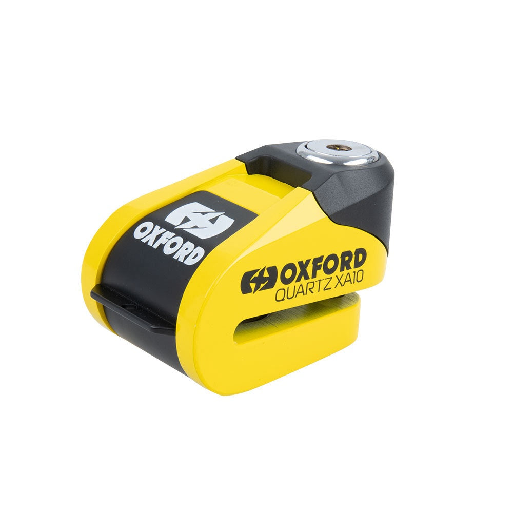 Oxford Quartz XA10 Alarm Disc Lock - Yellow / Black