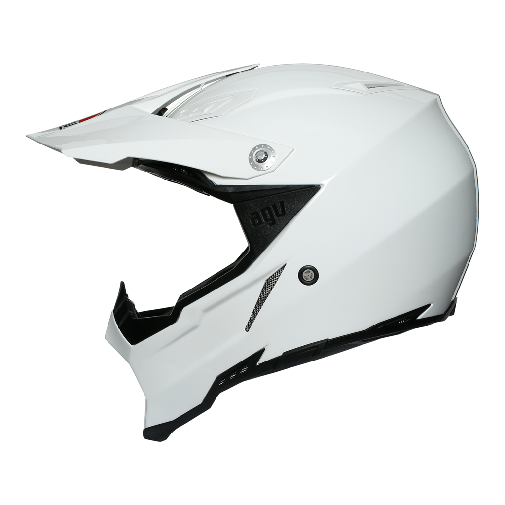 AGV AX8 Evo Adventure Helmet - Solid White