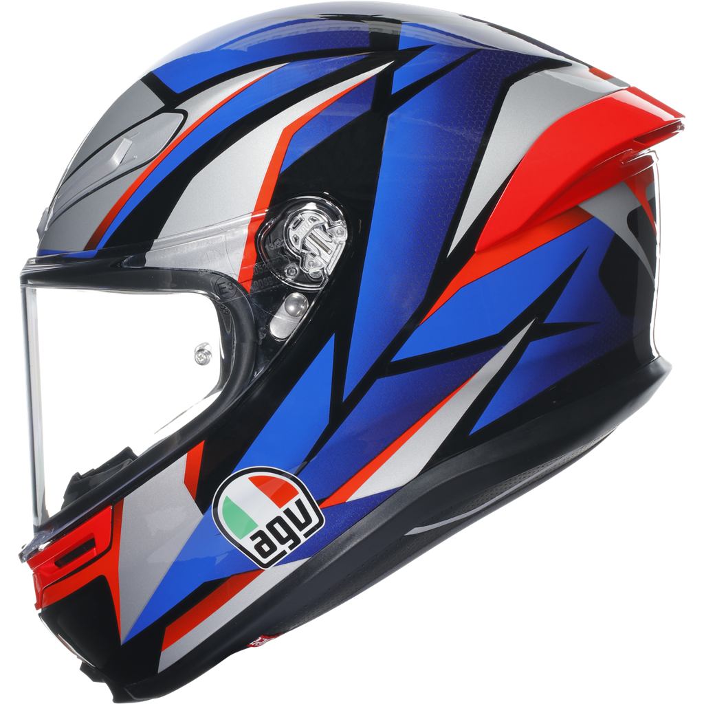 AGV K6-S Full Face Helmet - Slashcut Black / Blue / Red