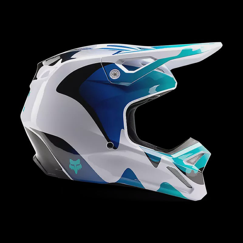 Fox V1 Kozmik Motocross Off-Road Helmet - Blueberry