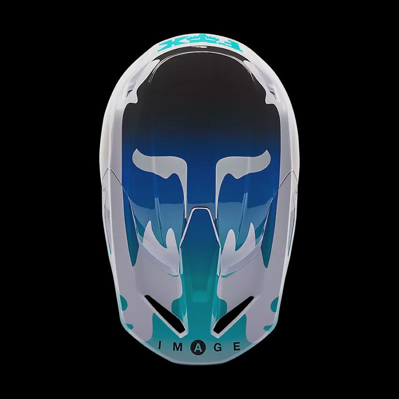 Fox V1 Kozmik Motocross Off-Road Helmet - Blueberry