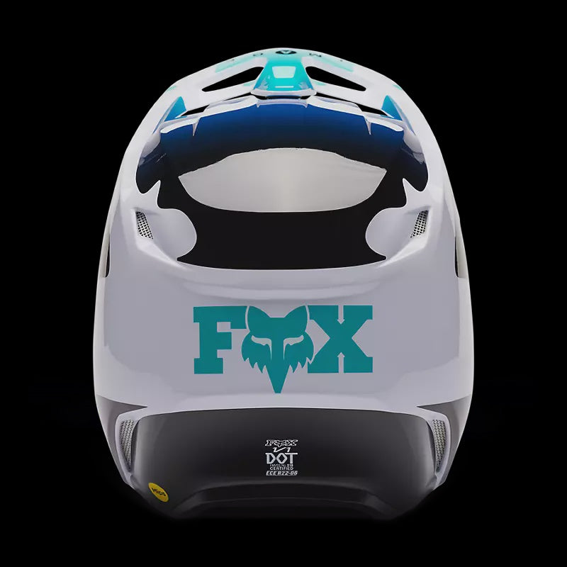 Fox V1 Kozmik Motocross Off-Road Helmet - Blueberry