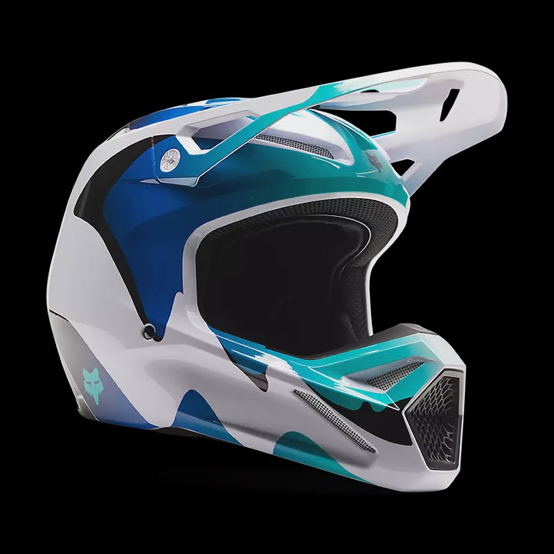 Fox V1 Kozmik Motocross Off-Road Helmet - Blueberry