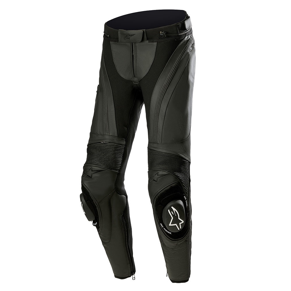 Alpinestars Stella Missile V3 Leather Pants Regular Leg - Black / Black