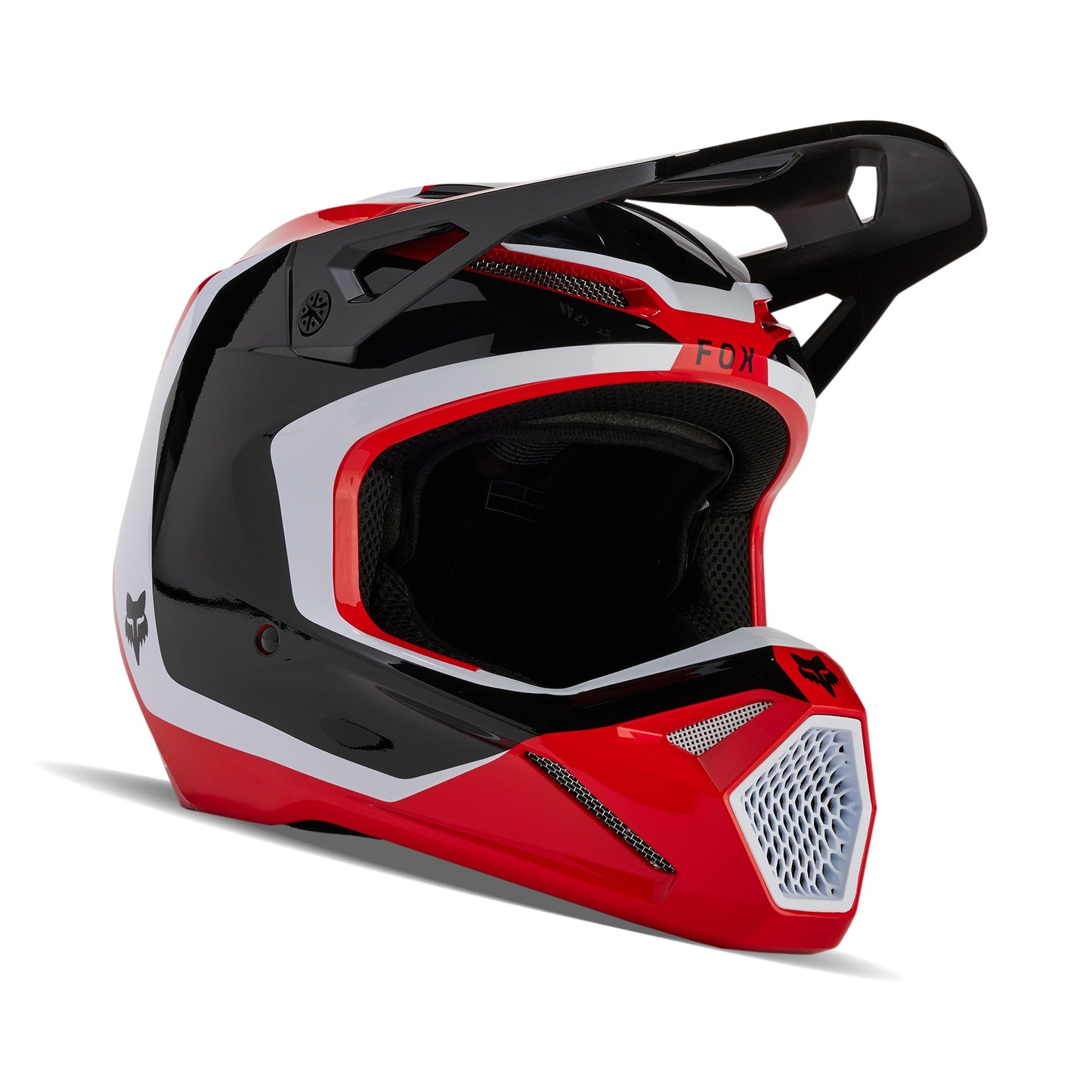 Fox V1 Nitro MX24 Motocross Off-Road Helmet - Flo Red