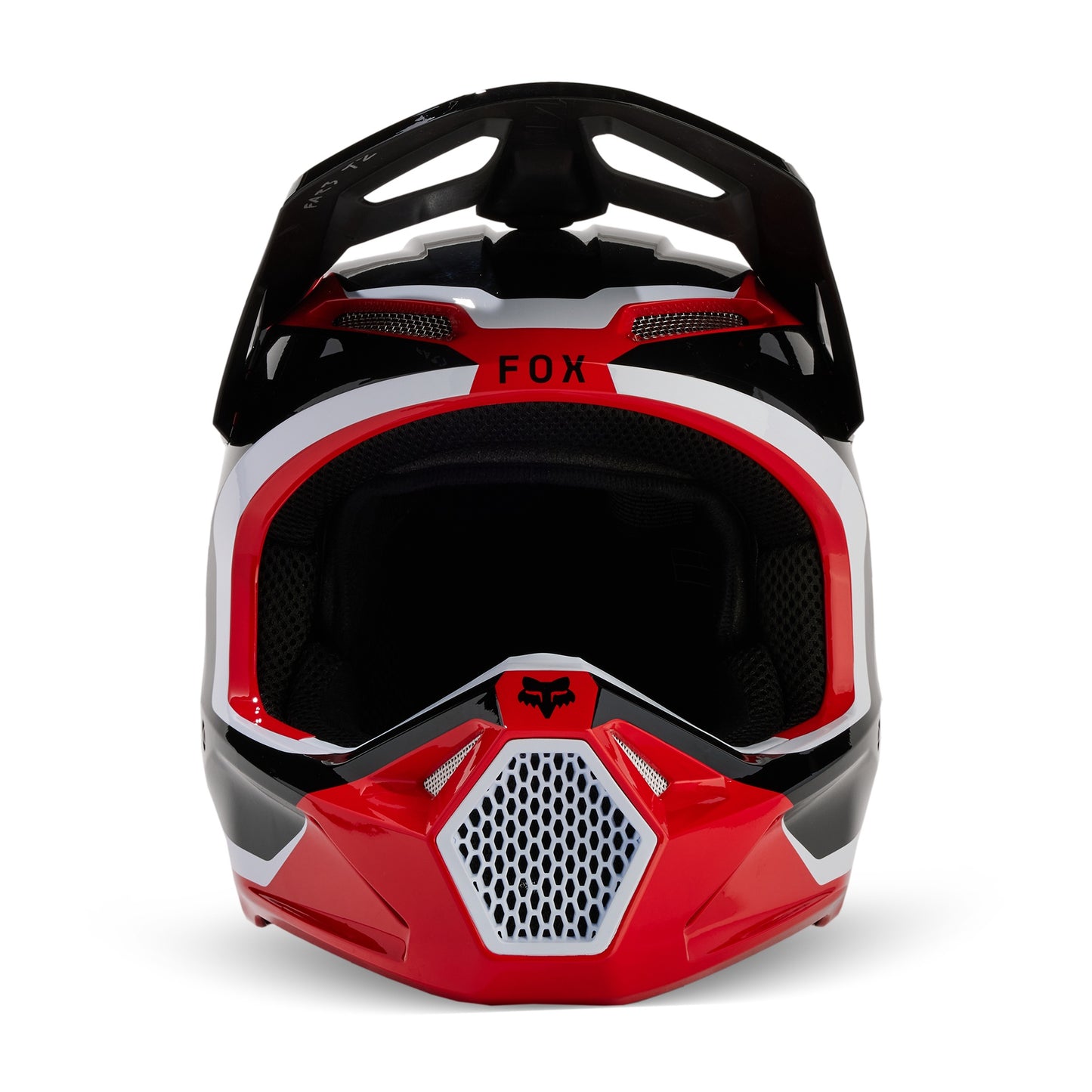 Fox V1 Nitro MX24 Motocross Off-Road Helmet - Flo Red