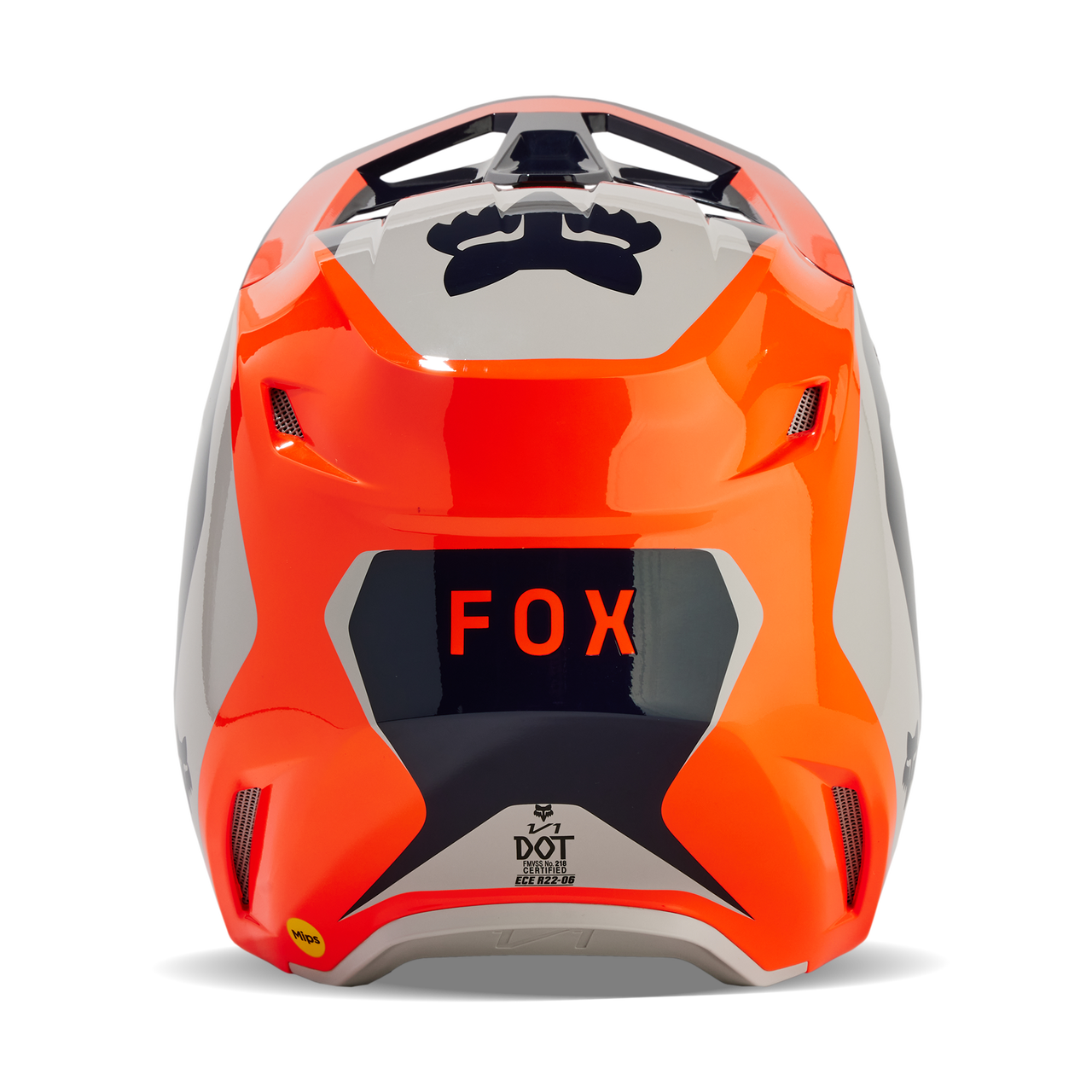 Fox V1 Nitro MX24 Motocross Off-Road Helmet - Flo Orange