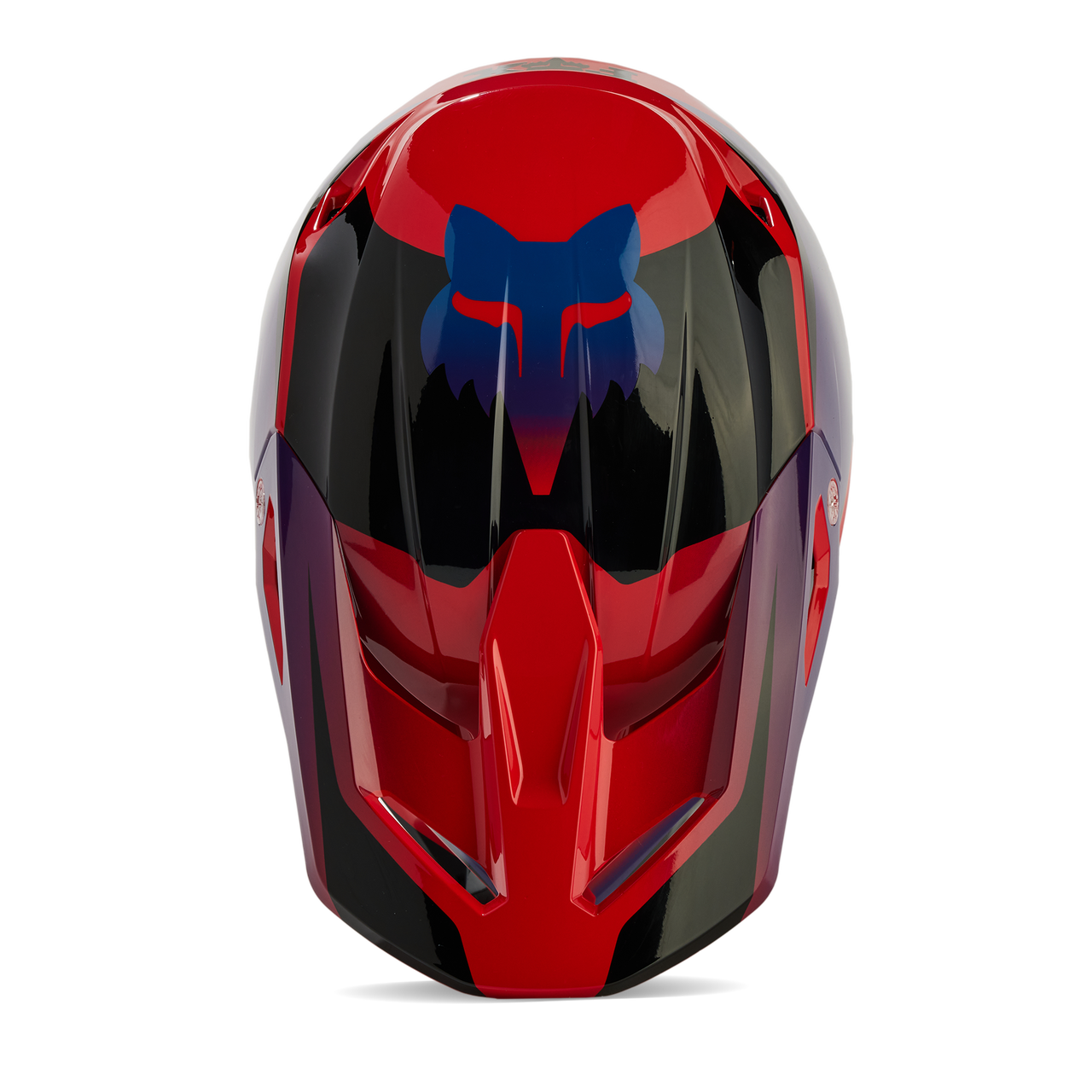 Fox V1 Streak MX24 Motocross Off-Road Helmet - Flo Red