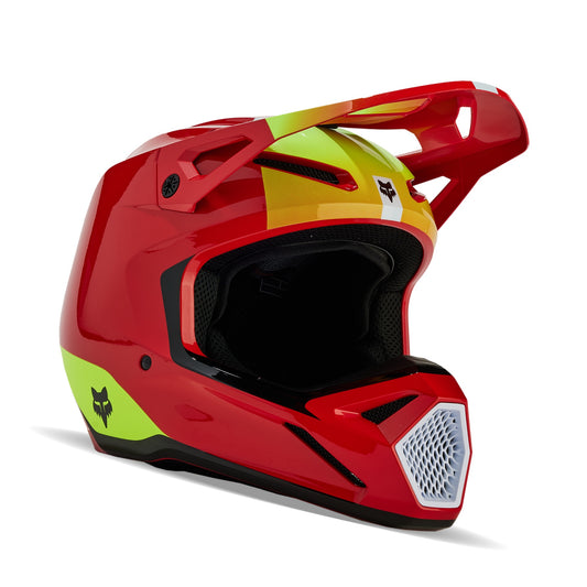 Fox V1 Ballast MX24 Motocross Off-Road Helmet - Flo Red