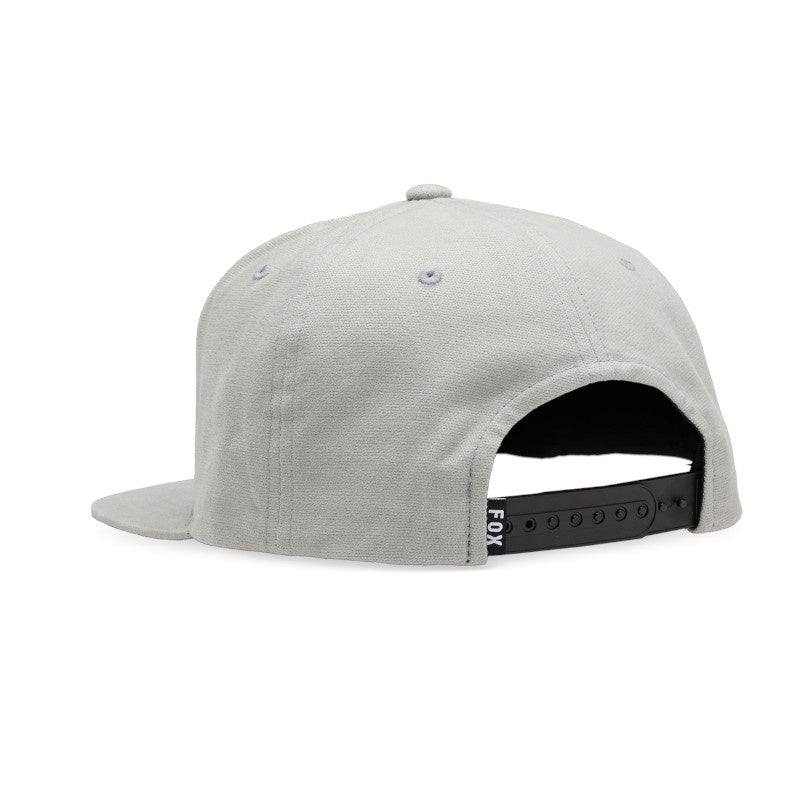 Fox Head Snapback Hat - Steel Grey