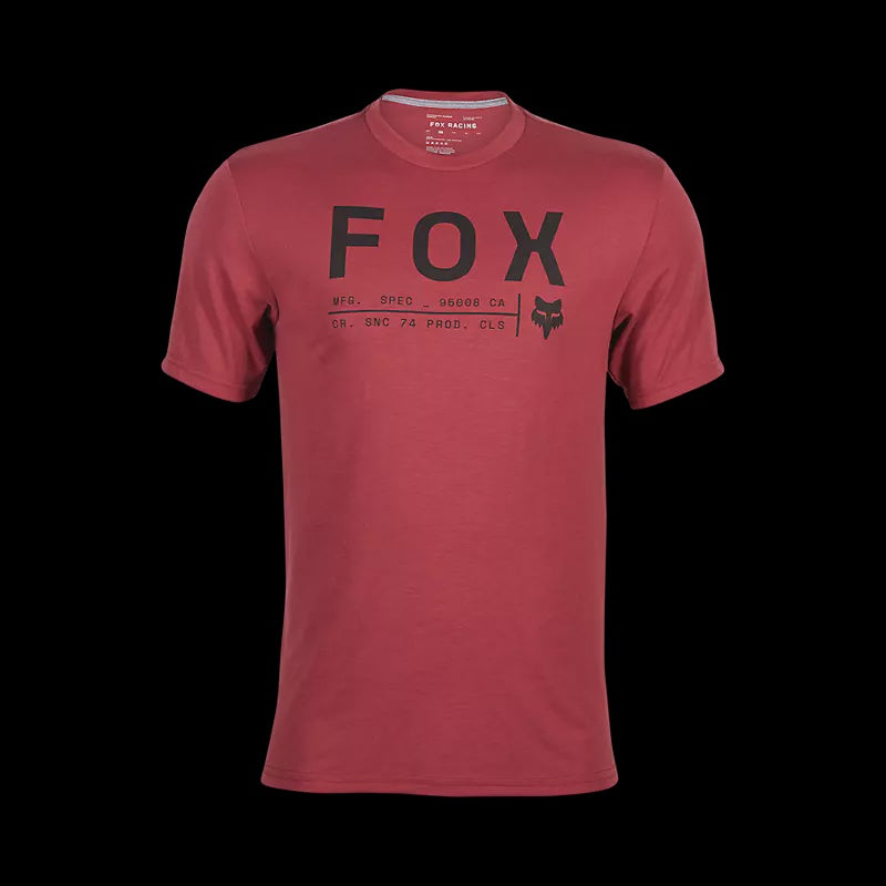 Fox Non Stop Short Sleeve Tech Tee - Scarlet Red