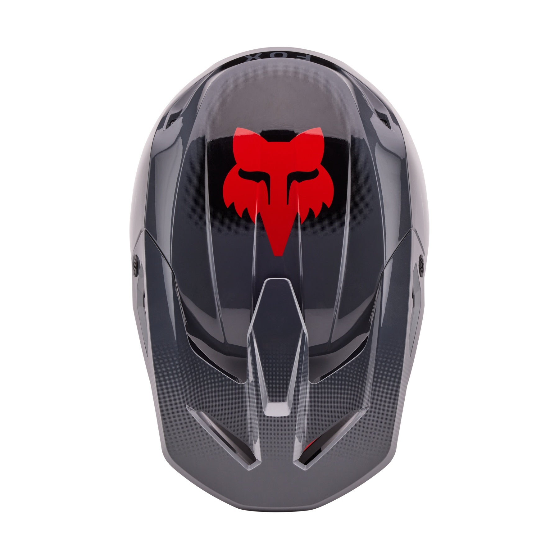 Fox V1 Interfere Helmet - Grey / Red