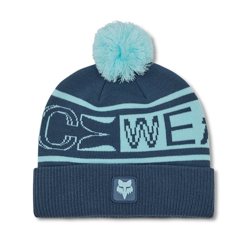 Fox Throttle Beanie - Dark Vintage Blue