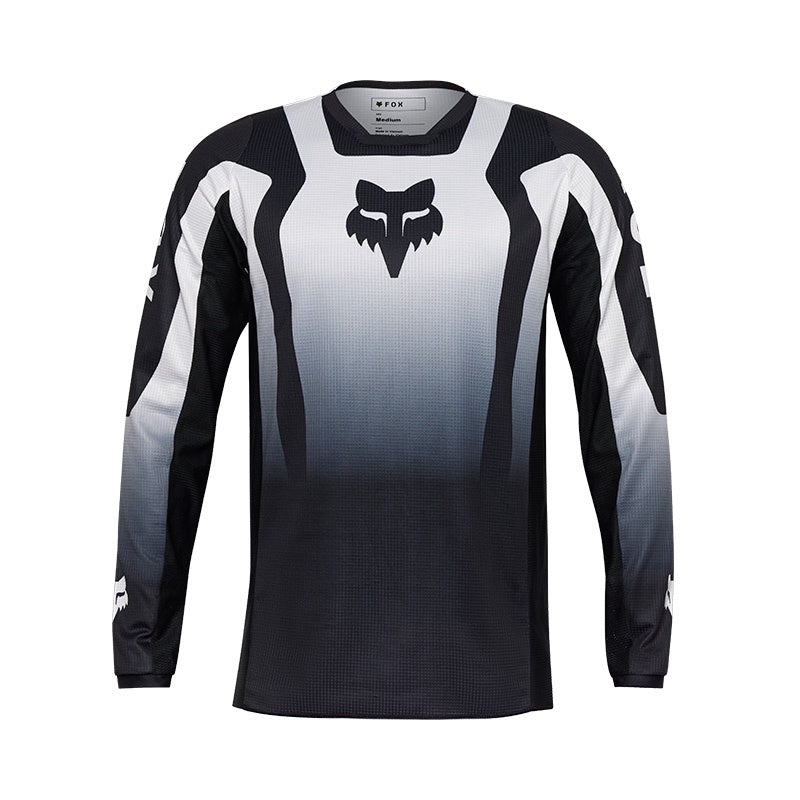 Fox 180 Lean Motocross Jersey - Black / White