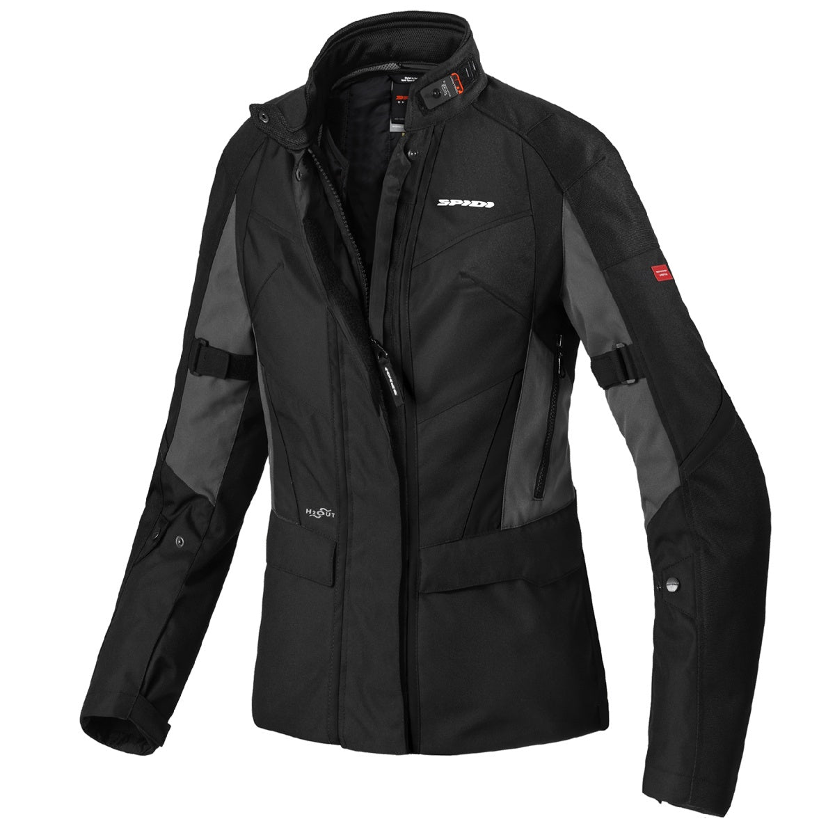 Spidi H2OUT Traveler 2 Lady Textile Jacket - Black / Slate