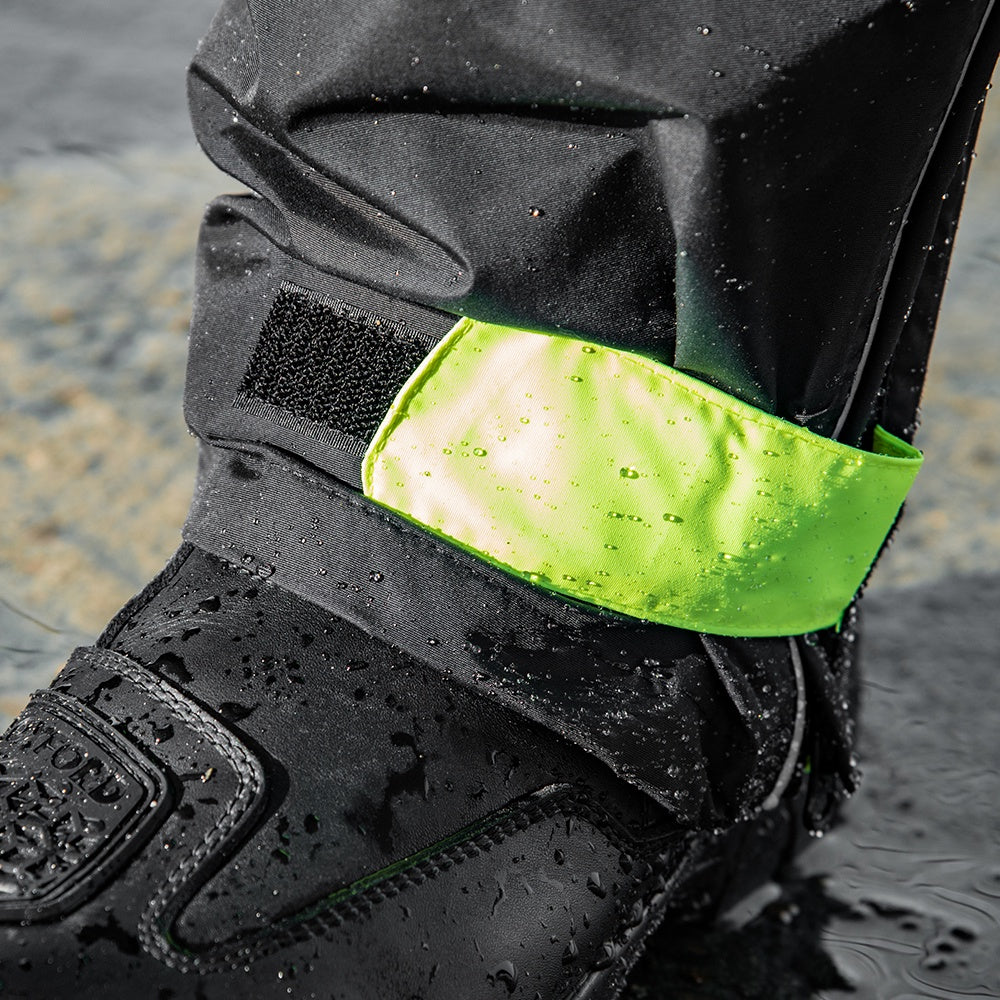 Oxford Stormseal Waterproof Oversuit - Black / Fluo