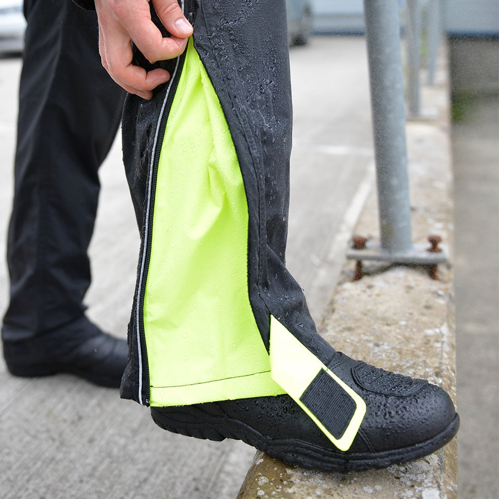 Oxford Stormseal Waterproof Oversuit - Black / Fluo