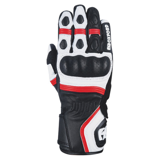 Oxford RP-5 2.0 Gloves - White / Black / Red