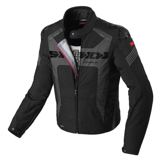 Spidi Warrior H2Out Evo Textile Waterproof Jacket - Black