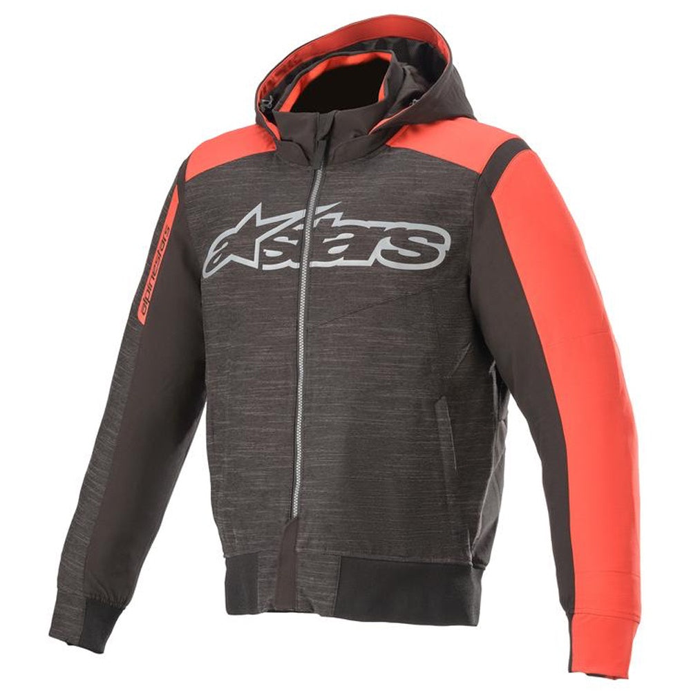 Alpinestars Rhod Windstopper Hoodie - Black Bright Red