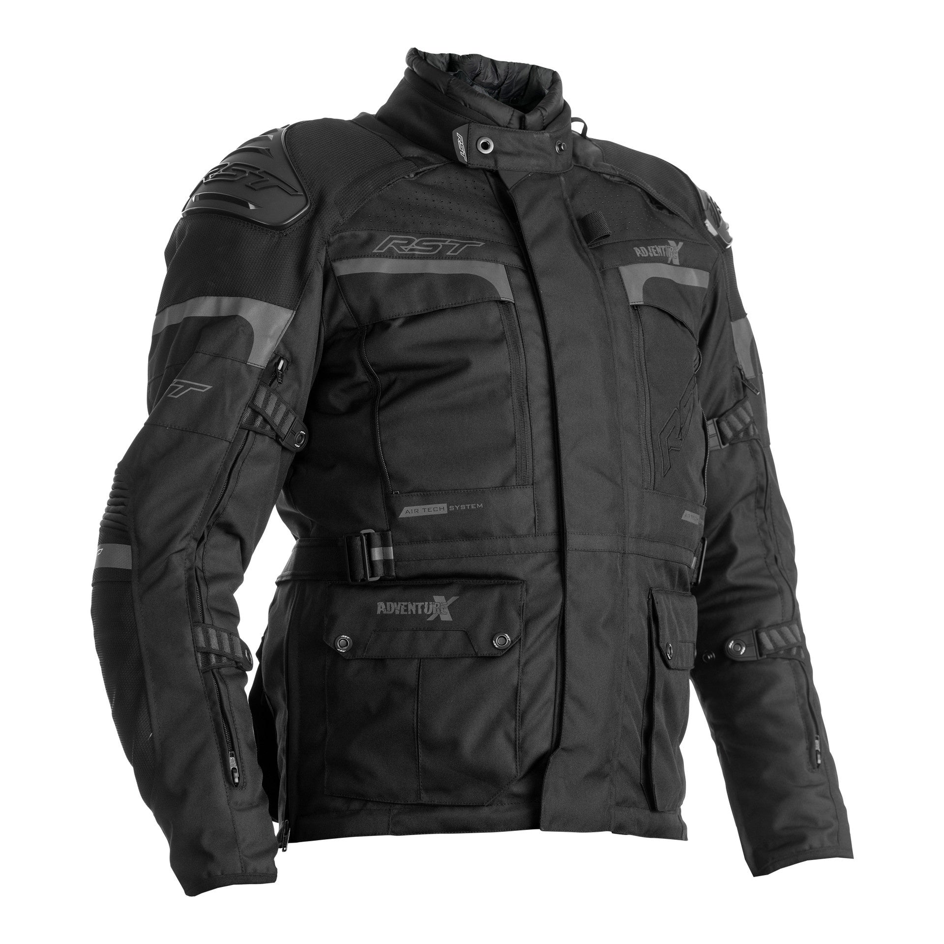 RST Pro Series Adventure-X CE Mens Textile Jacket - Black / Black .