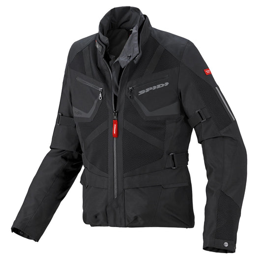 Spidi H2OUT Ventamax Waterproof Textile Mesh Jacket - Black